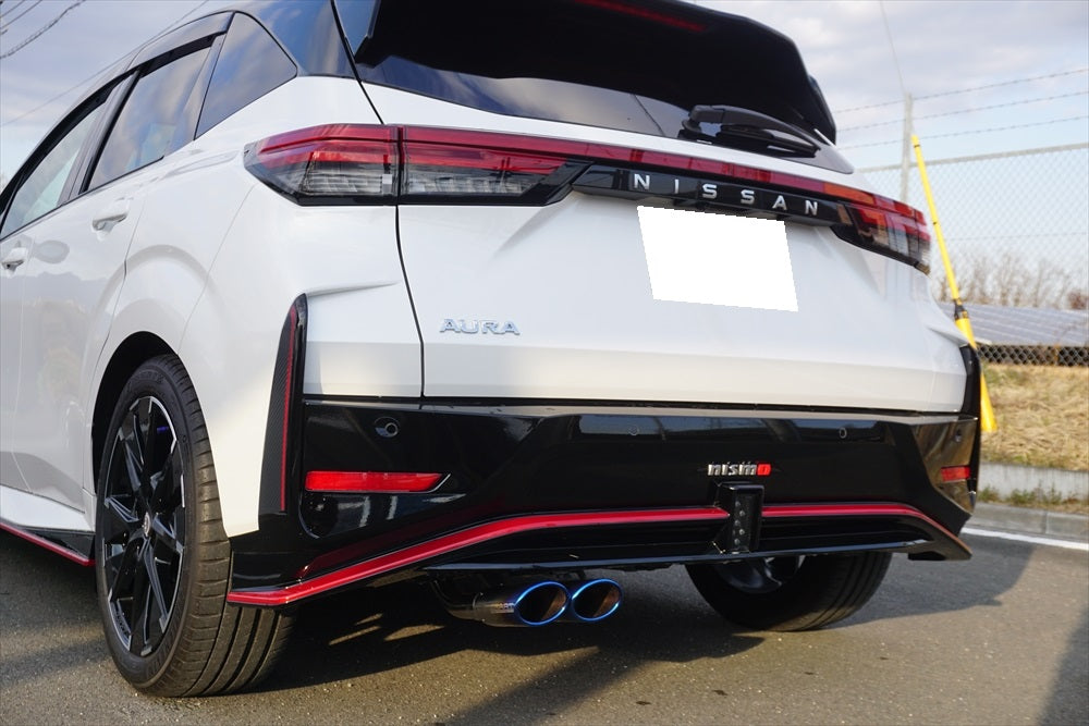 EXART ONE MUFFLER CARBON OVAL TAIL (110MM X 70MM) EXHAUST EXHAUST FOR NISSAN AURA NISMO 6AA-FE13 HR12DE EA02-NS102-C
