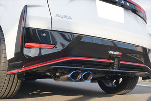 EXART ONE MUFFLER CARBON OVAL TAIL (110MM X 70MM) EXHAUST EXHAUST FOR NISSAN AURA NISMO 6AA-FE13 HR12DE EA02-NS102-C