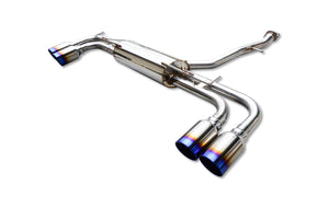 EXART ONE MUFFLER SPORTS SOUND TITANIUM ROUND Φ101 TAIL EXHAUST EXHAUST FOR LEXUS RX500H 5AA-TALH17 T24A-FTS EA02-LX111-RT-TRD-REAR-DIFFUSER