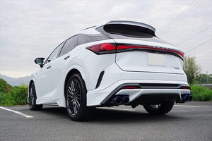 EXART ONE MUFFLER SPORTS SOUND TITANIUM ROUND Φ101 TAIL EXHAUST EXHAUST FOR LEXUS RX500H 5AA-TALH17 T24A-FTS EA02-LX111-RT-TRD-REAR-DIFFUSER