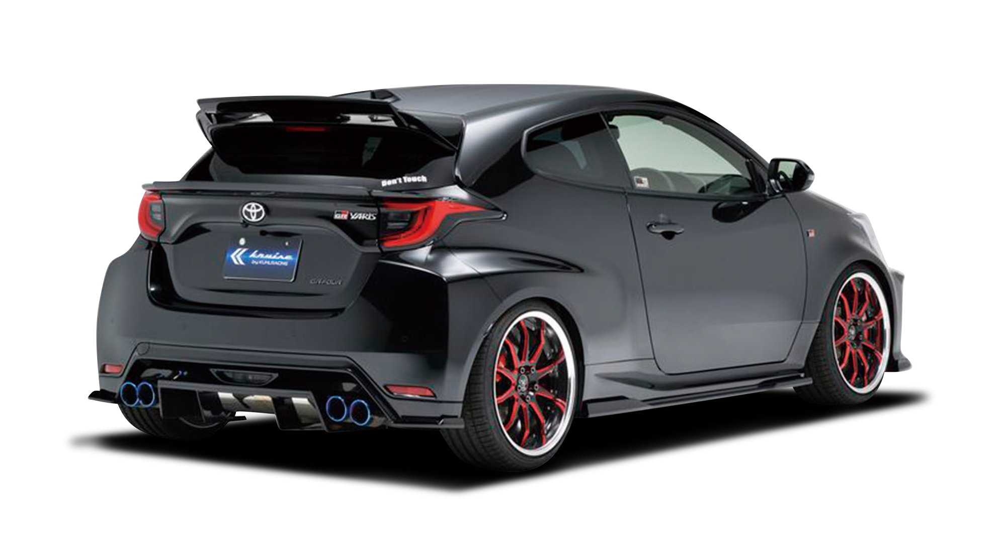 KUHL RACING KRUISE KR-GRYRR REAR CENTER DIFFUSER WITHOUT CENTER FIN ONE TONE PAINTED FOR TOYOTA GR YARIS GXPA16 KUHL-00019