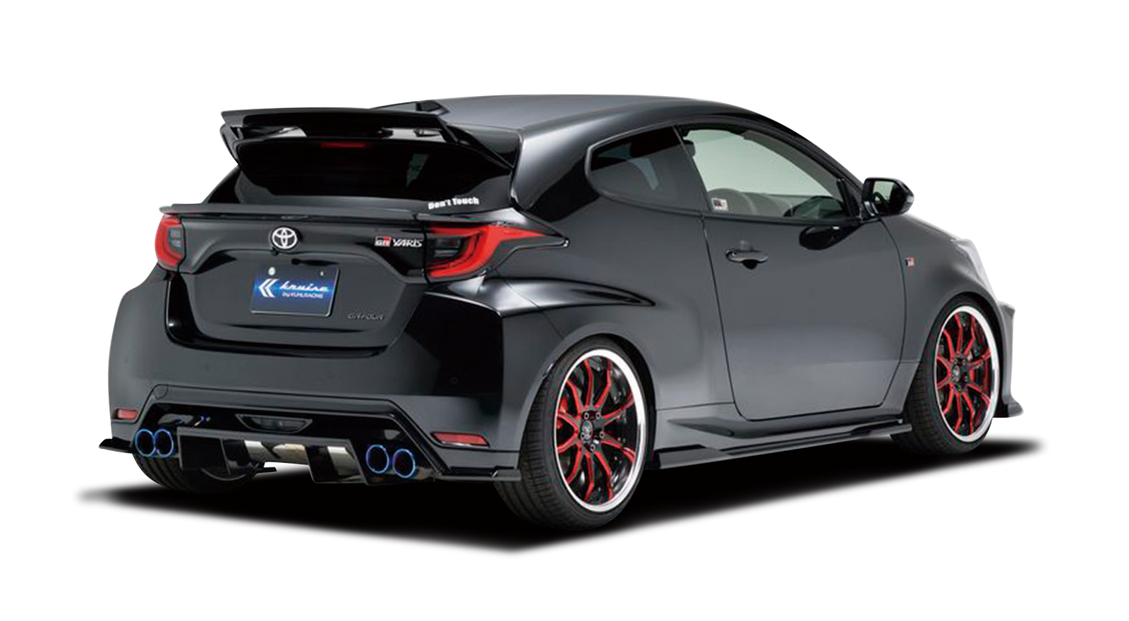 KUHL RACING KRUISE KR-GRYRR REAR SIDE DIFFUSER ONE TONE PAINTED FOR TOYOTA GR YARIS GXPA16 KUHL-00021