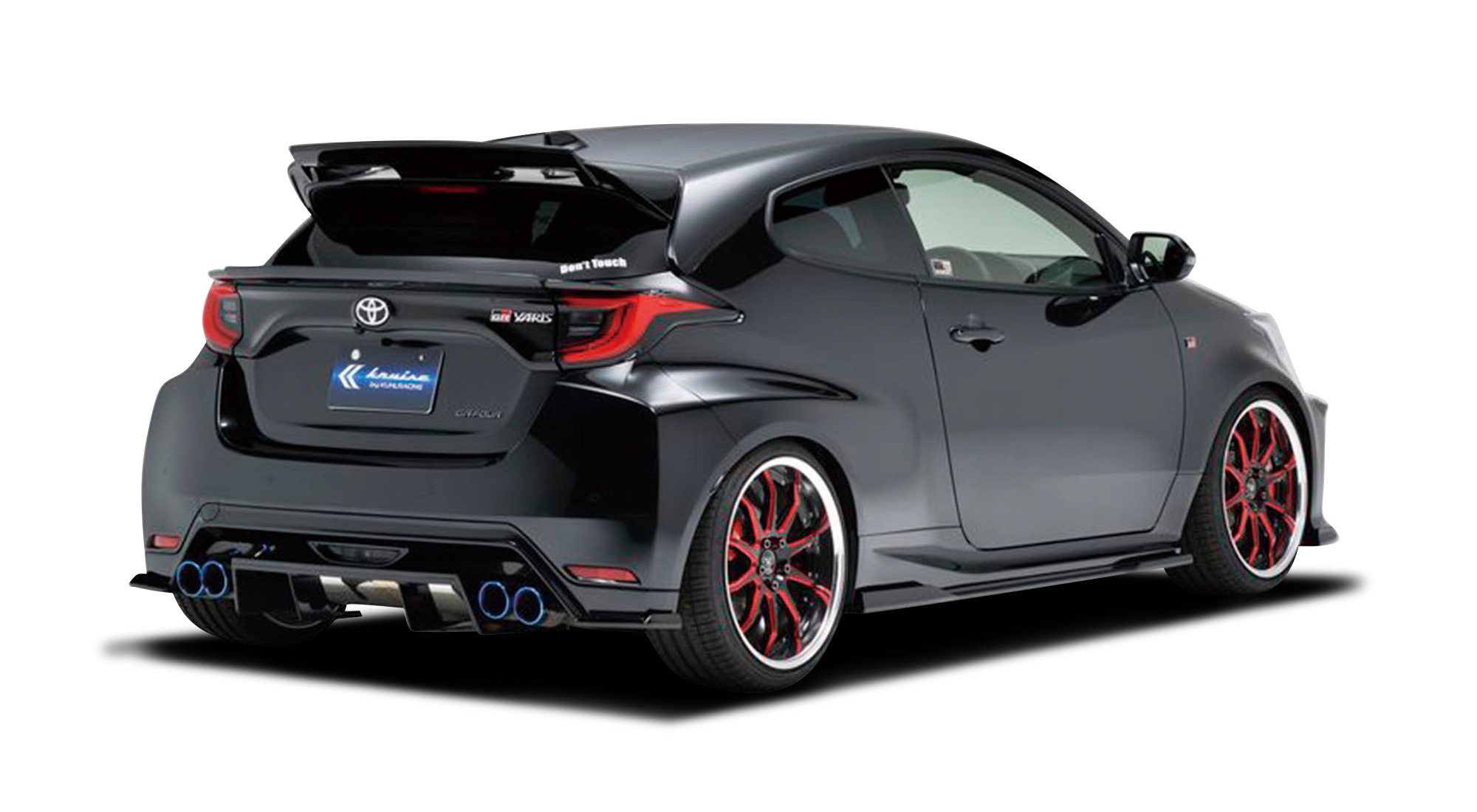 KUHL RACING KRUISE KR-GRYRR REAR GATE WING ONE TONE PAINTED FOR