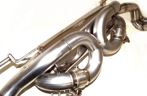 KREISSIEG CAT-BACK F1 SOUND VALVETRONIC EXHAUST SYSTEM TITANIUM FLOATING CURL TAIL SANDBLASTED KSG LOGO MARK FOR LAMBORGHINI HURACAN LP580-2 LAH580-01-TITANIUM