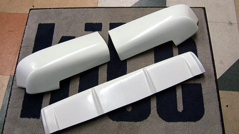 GARAGE KITE REAR SIDE COWL CENTER ONLY FOR HONDA NSX NA1 ZENKI 011-C