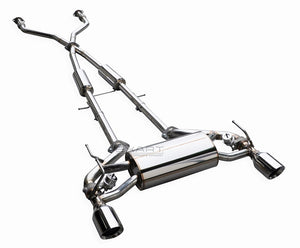 EXART IVSC MUFFLER EXHAUST EXHAUST FOR NISSAN SKYLINE COUPE CKV36 VQ37VHR EA01-NS101