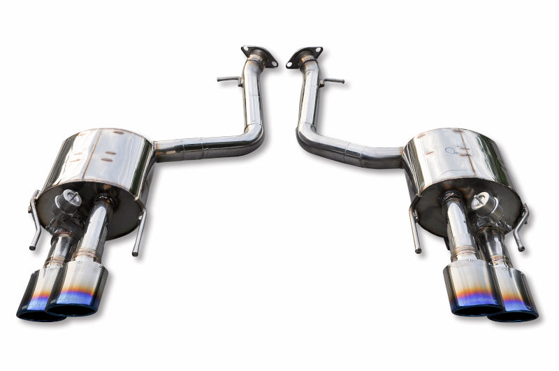 EXART IVSC MUFFLER STAINLESS STEEL OVAL TAIL EXHAUST EXHAUST FOR LEXUS GS F DBA-URL10 2UR-GSE EA01-LX109-STAINLESS-STEEL-OVAL-TAIL