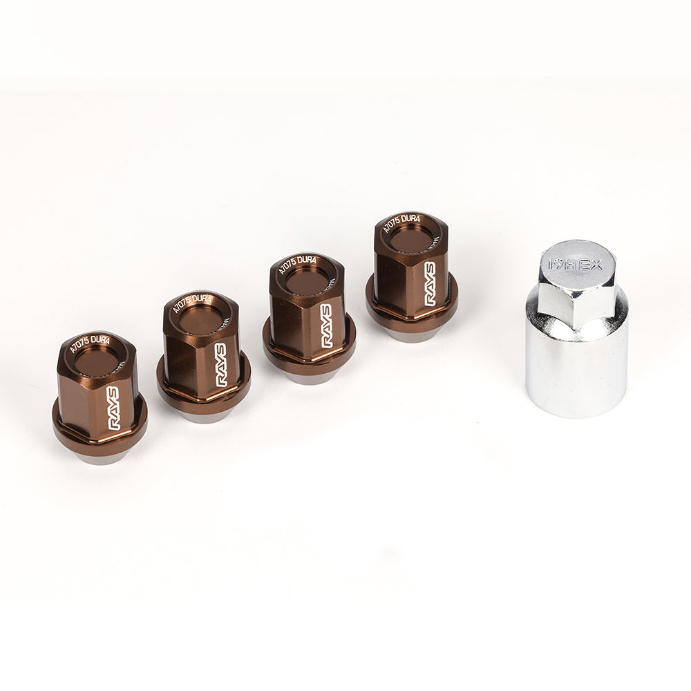 RAYS DURA-LOCK&NUT L32 5H 20PC M12X1.25 BR (BRONZE) 74020001110BR