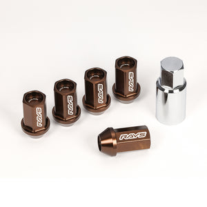 RAYS DURA-LOCK&NUT L42 STRAIGHT M12X1.25 BR (BRONZE) 74020001019BR