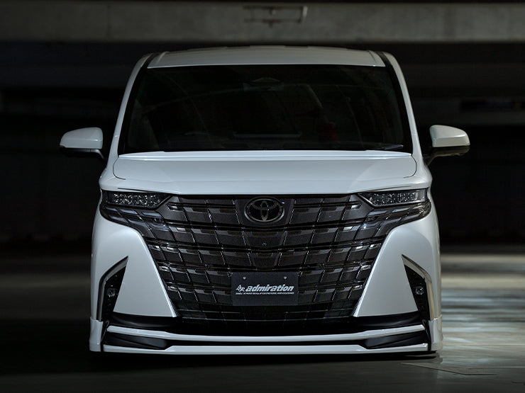ADMIRATION DEPORTE FRONT HALF SPOILER UNPAINTED FOR TOYOTA ALPHARD 40 ADMIRATION-00002