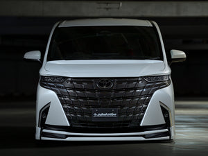 ADMIRATION DEPORTE FRONT HALF SPOILER UNPAINTED FOR TOYOTA ALPHARD 40 ADMIRATION-00002
