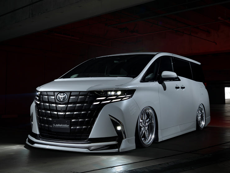 ADMIRATION DEPORTE FRONT HALF SPOILER PAINTED (TWO-TONE PAINT) FOR TOYOTA ALPHARD 40 ADMIRATION-00004