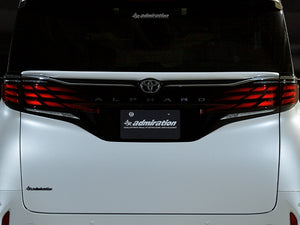 ADMIRATION DEPORTE REAR GATE WING FRP (UNPAINTED) FOR TOYOTA ALPHARD 40 45 ADMIRATION-00028