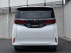 ADMIRATION EXECUTIVE MUFFLER, DUAL EXHAUST (LEFT & RIGHT) FOR OEM PARTS TITANIUM HYBRID TAIL (TAIL SLIDE TYPE) FOR TOYOTA ALPHARD 40 45 ADMIRATION-00034