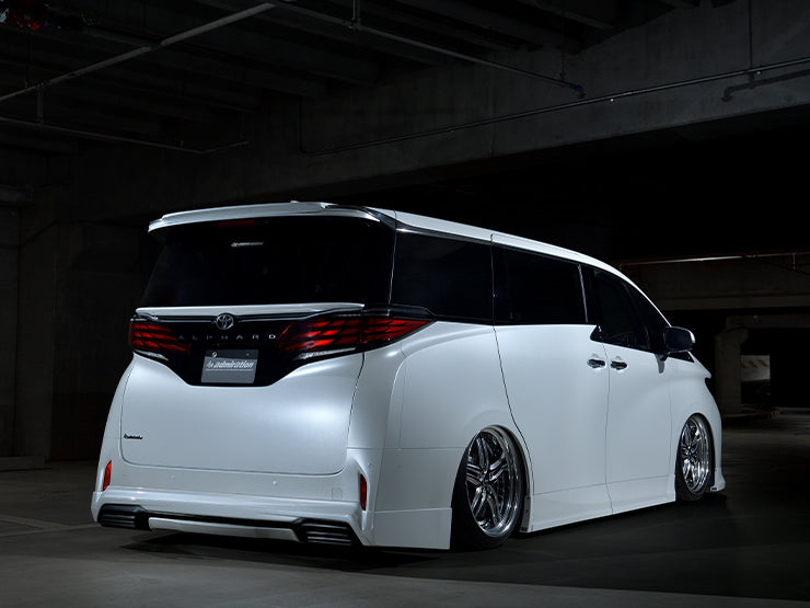 ADMIRATION DEPORTE REAR HALF SPOILER FOR MUFFLERLESS VEHICLES PAINTED (SINGLE COLOR) FOR TOYOTA ALPHARD 40 45 ADMIRATION-00013