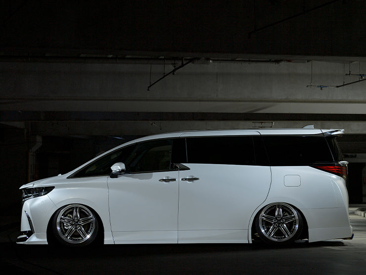 ADMIRATION DEPORTE SIDE UNDER SPOILER (8PS) UNPAINTED WITHOUT UNIVERSAL STEP FOR TOYOTA ALPHARD 40 ADMIRATION-00005
