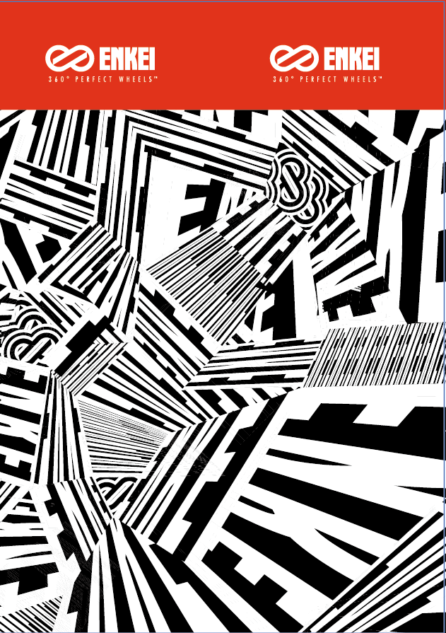 ENKEI EK DAZZLE WHEEL STICKER 99000-EKDWS