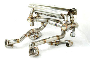 KREISSIEG F1 SOUND VALVETRONIC EXHAUST SYSTEM TITANIUM FLOATING CURL TAIL SANDBLASTED KSG LOGO MARK FOR FERRARI 430 SCUDERIA FERRARI SPIDER 16M F430-07-TITANIUM-SCUDERIA-SPEDER16M