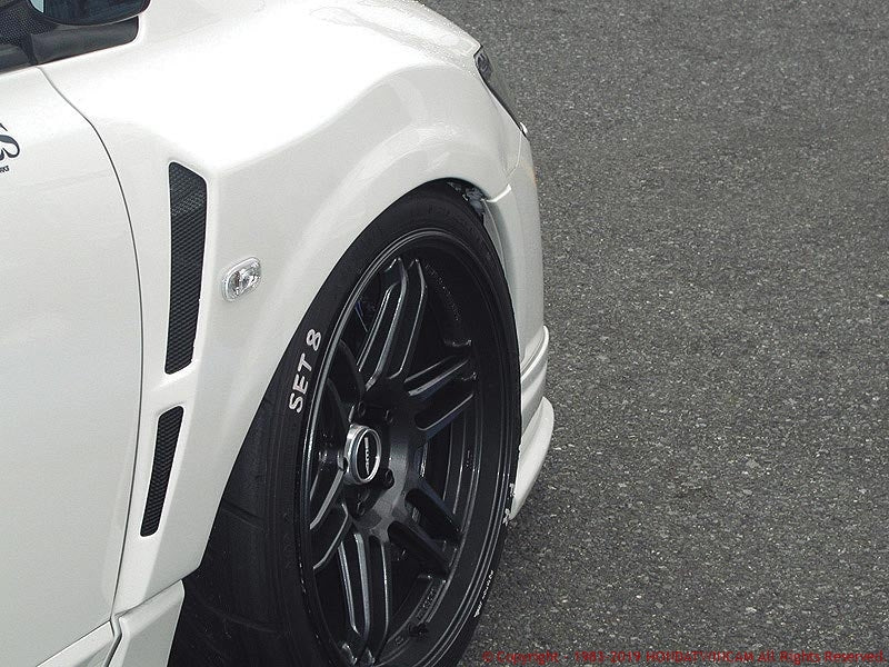 FEEL'S HONDA TWINCAM FRONT WIDE FENDER FRP FOR HONDA CIVIC FD2 TYPE R FEELS-00966