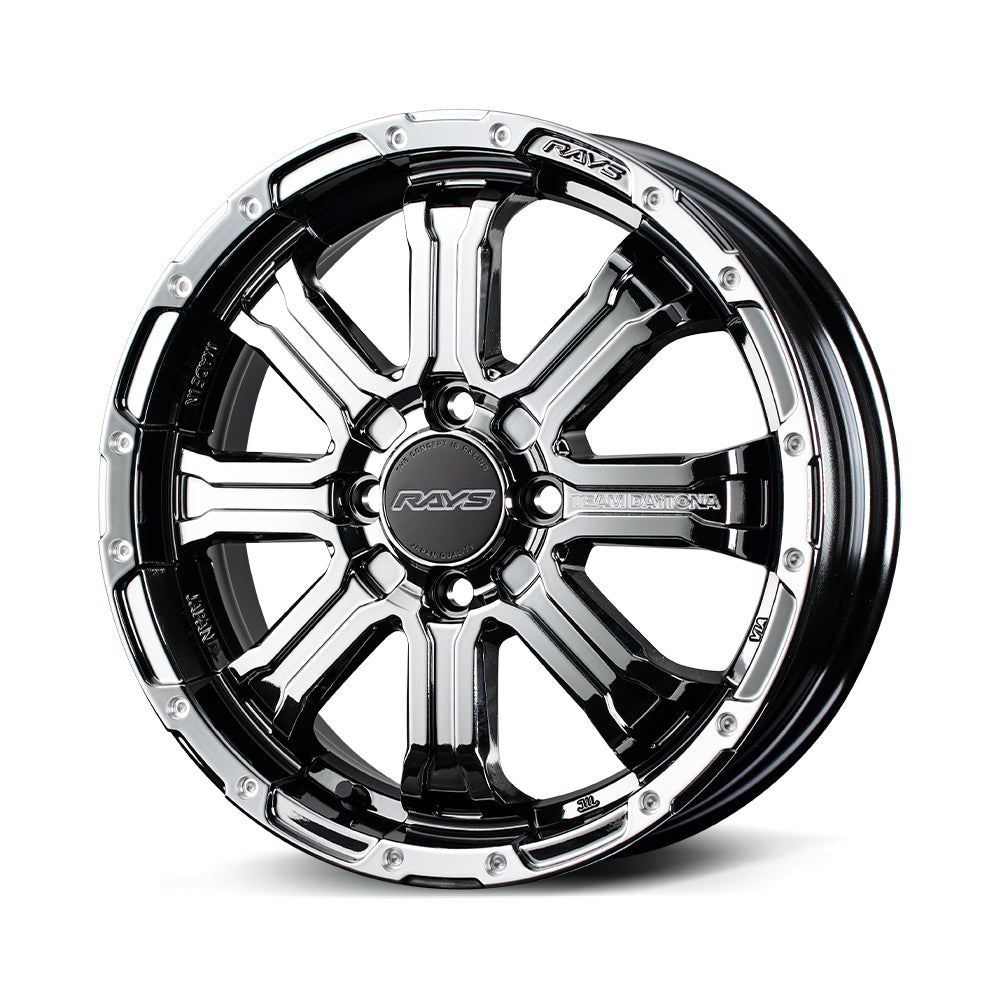 RAYS TEAM DAYTONA FDX-K COLLECTION RAYS BLACK METAL COAT 15X5J +48 4X100 RAYS BLACK METAL COAT (SNL) 38295504892SNL