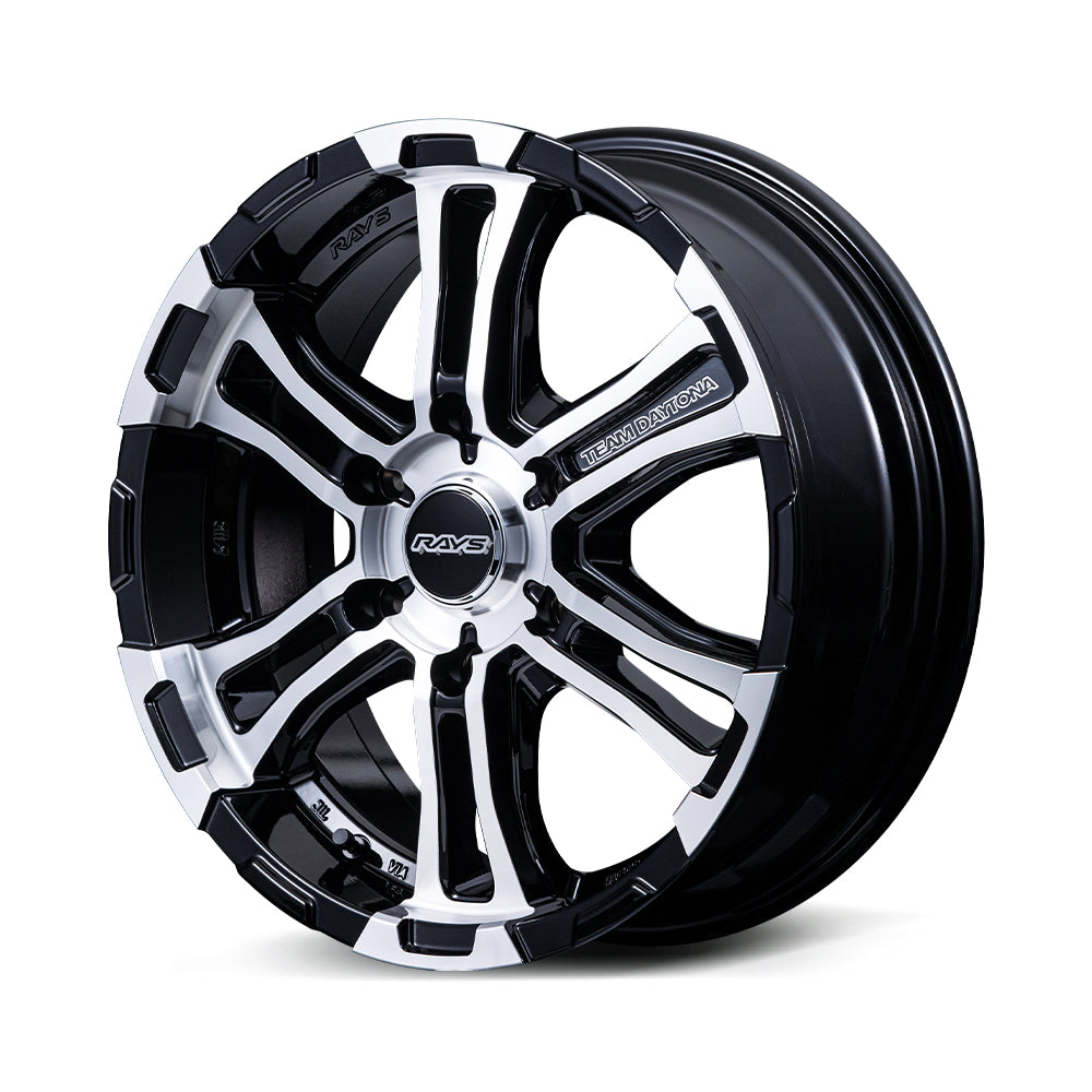 RAYS TEAM DAYTONA FDX-SG 17X6.5J 48 6X139.7 DC/SIDE GLOSSY BLACK (BAJ) 38337654814BAJ