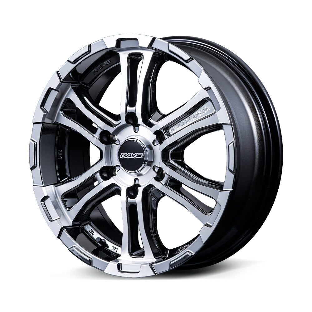 RAYS TEAM DAYTONA FDX-SG 16X6.5J 48 6X139.7 DC/SIDE RAISED BLACK METAL COAT (SAJ) 38336654814SAJ
