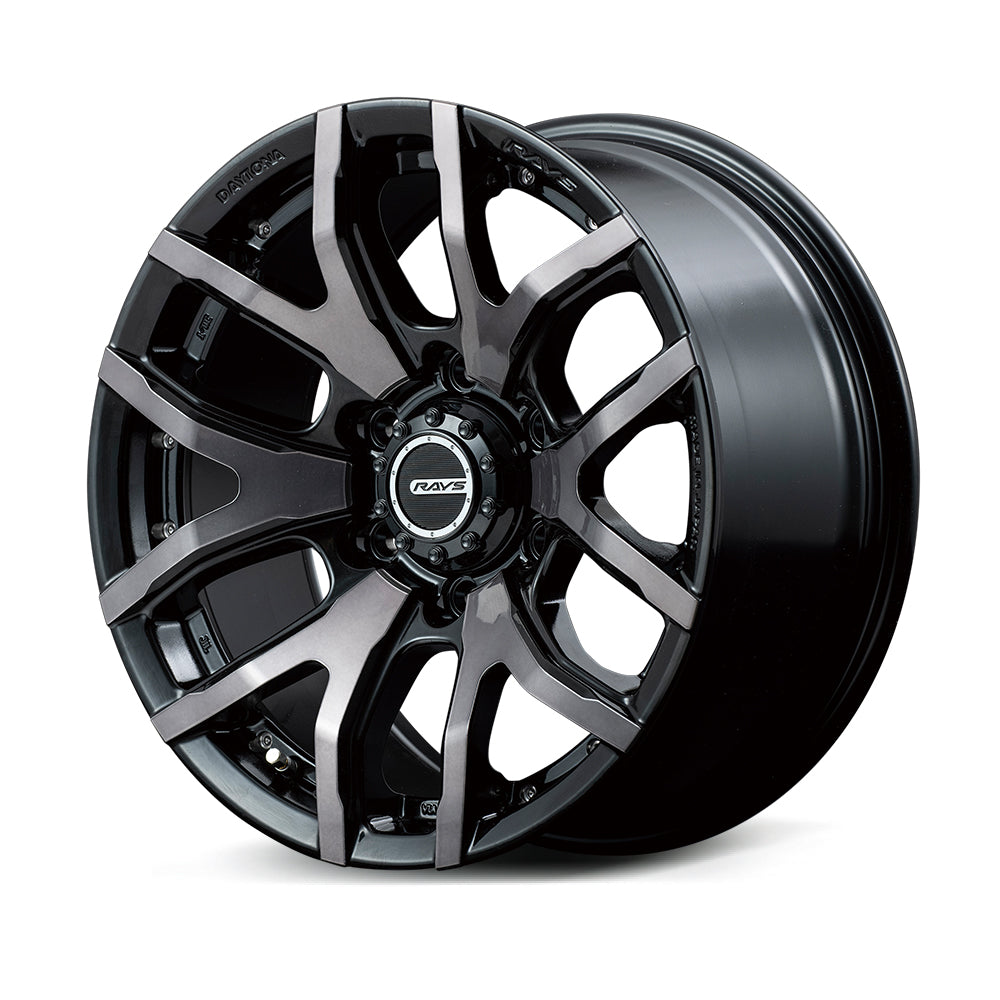 RAYS TEAM DAYTONA FDX F6 17X8J +20 6X139.7 BLACK MACHINING (B8) 38887802016B8