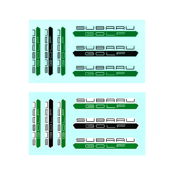 OEM SUBARU FHTR16026001 GOLF STICKER SMALL TRANSPARENT FHTR16026001