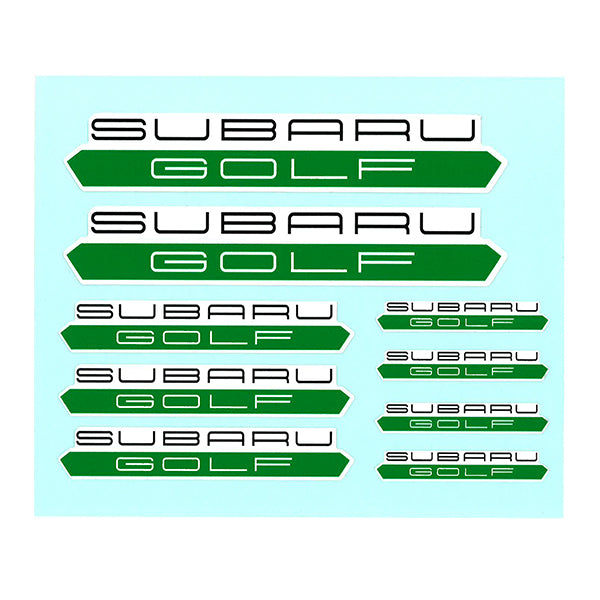 OEM SUBARU FHTR16028001 GOLF STICKER LARGE TRANSPARENT FHTR16028001