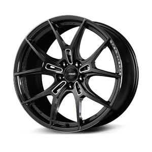 RAYS GRAM LIGHTS 57FXZ 18X8J +45 5X114.3 SUPER DARK GUNMETAL MACHINED RIM EDGE DC(AAC) 58158804595AAC