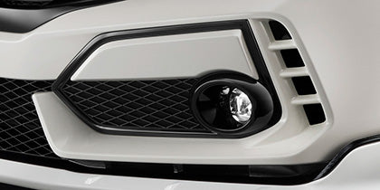 MUGEN FRONT BUMPER GARNISH CRYSTAL BLACK PEARL FOR HONDA CIVIC FK8 TYPE R 62600-XNCF-K0S0-CB