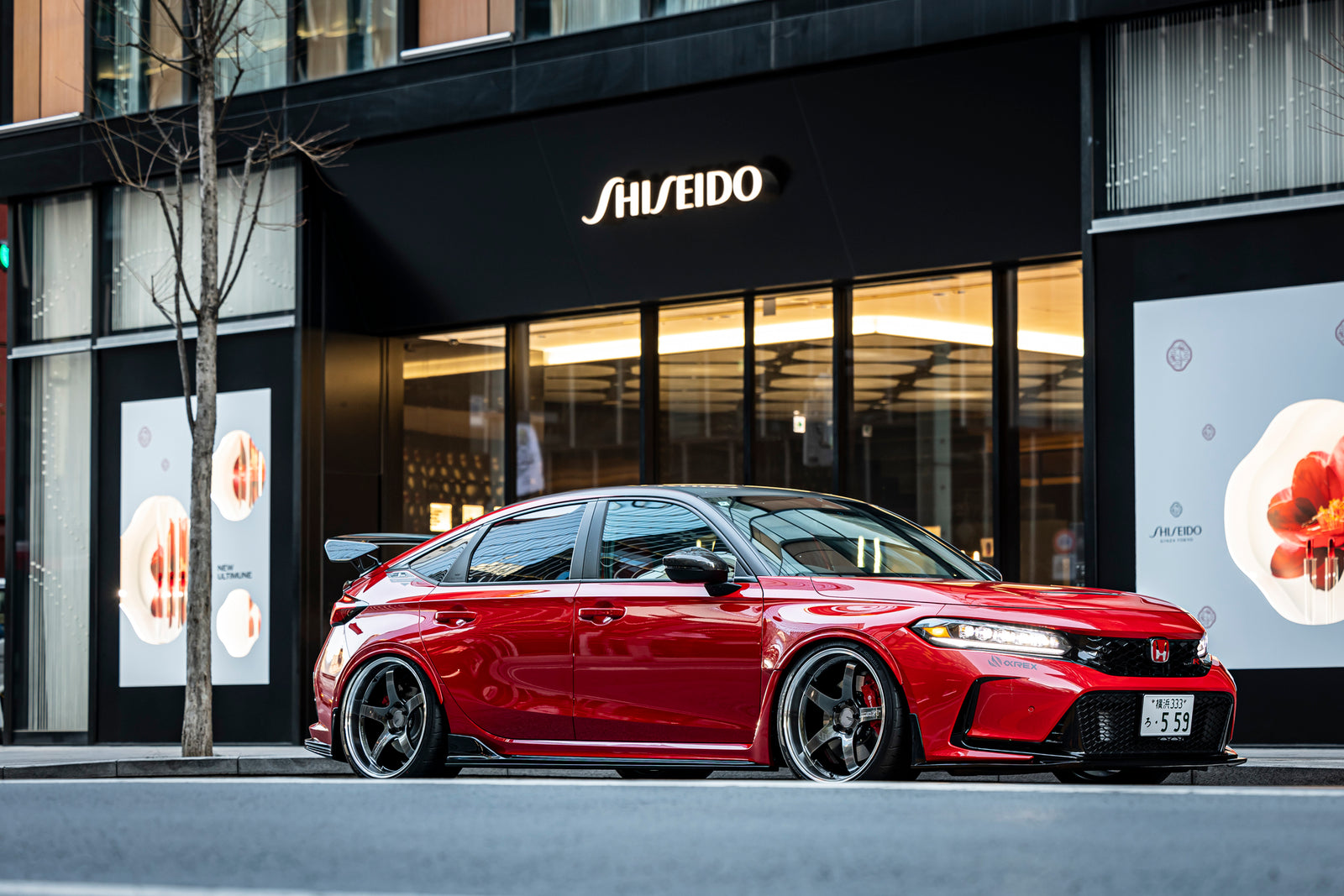 MAX ORIDO MAX 8P COMPLETE AERO KIT RACING BLUE PEARL FOR HONDA CIVIC FL5 AKE-FL5-CMPL-B637P