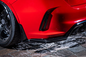 MAX ORIDO FRONT LIP SPOILER + SIDE FIN UNPAINTED FOR HONDA CIVIC FL5 AKE-FL5-FLS