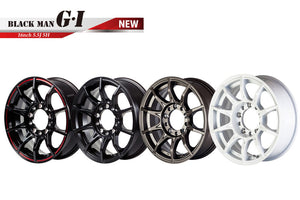 5ZIGEN BLACK-MAN GI 17X6.5 +38 6-139.7 G.BLACK-RED LINE BMG7653863BD
