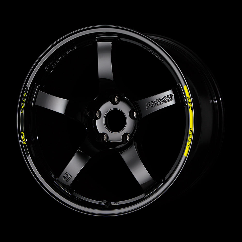 RAYS No.10 GL RIM STICKER 2S YELLOW/BLACK FOR  74040210003YB