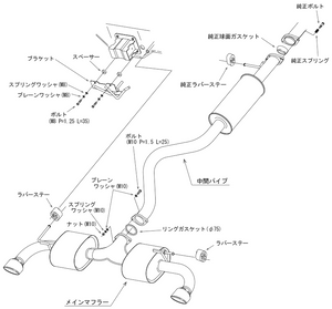 HKS SUPER TURBO MUFFLER URBAN MATTE EDITION FOR TOYOTA GR YARIS 4BA-GXPA16 G16E-GTS 31029-AT018