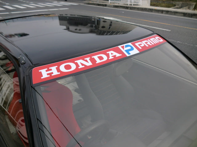 ZEROFIGHTER HONDA PRIMO WINDOW STICKER (RED) FOR  ZEROF-01226