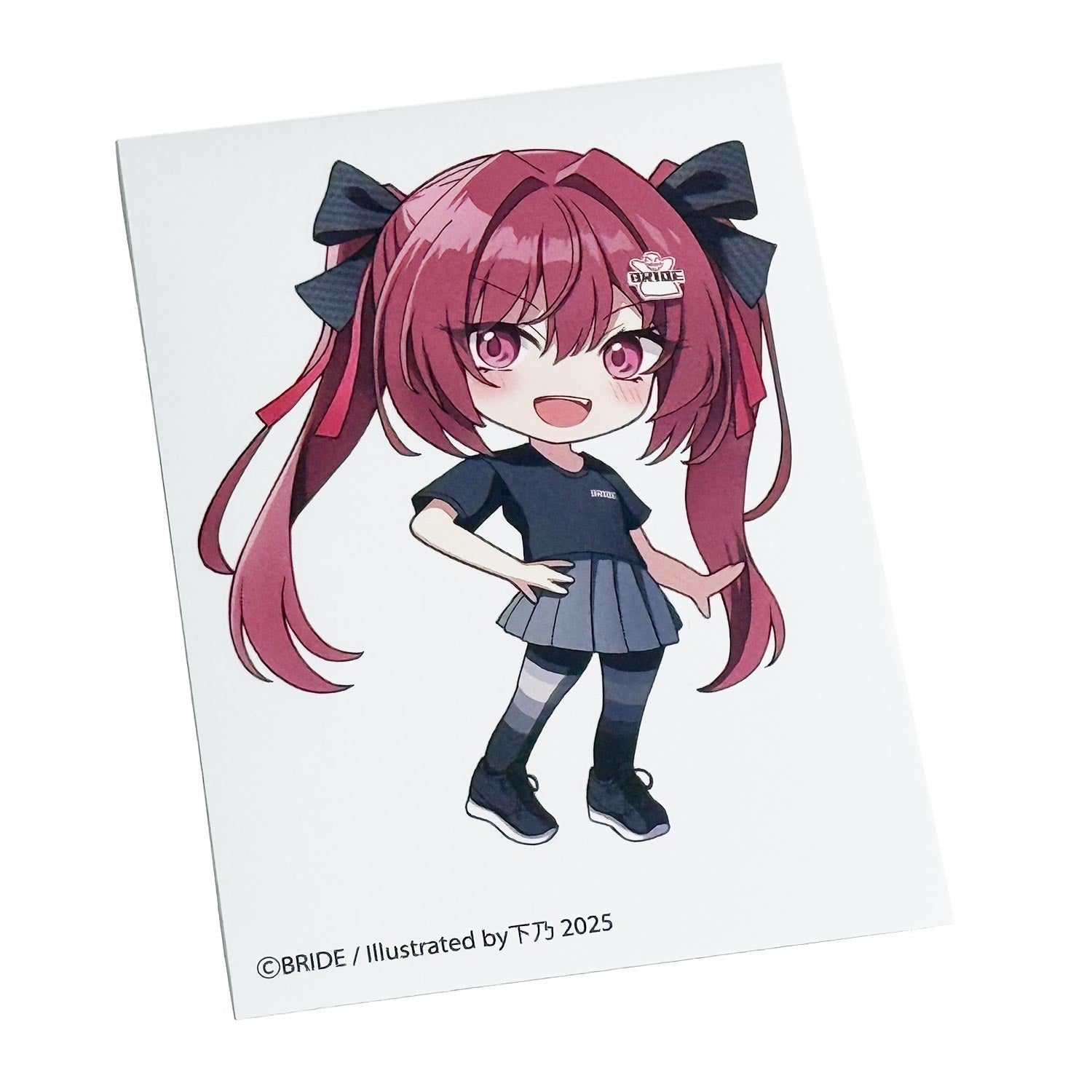 BRIDE BRIDE AKAZA MIINE DEFORMED ILLUSTRATION STICKER A HS0048