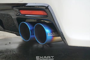 EXART IVSC MUFFLER MADE OF TITANIUM (OUTER DIAMETER Φ101) EXHAUST EXHAUST FOR TOYOTA MARK X 350 DBA-GRX133 DBA-GRX130 2GR-FSE 4GR-FSE EA01-TY111-T