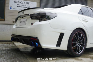 EXART IVSC MUFFLER CARBON FIBER (OUTER DIAMETER Φ101) EXHAUST EXHAUST FOR TOYOTA MARK X 350 DBA-GRX133 DBA-GRX130 2GR-FSE 4GR-FSE EA01-TY111-C
