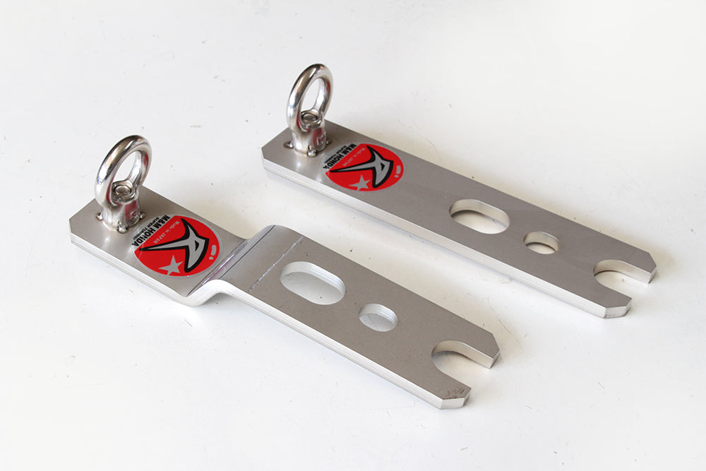 M&M HONDA STAINLESS STEEL 4-POINT SEAT BELT BRACKET CENTER AND DOOR SIDE 1 SET FOR 	HONDA CIVIC FL5 01710-FL5-M003-SET