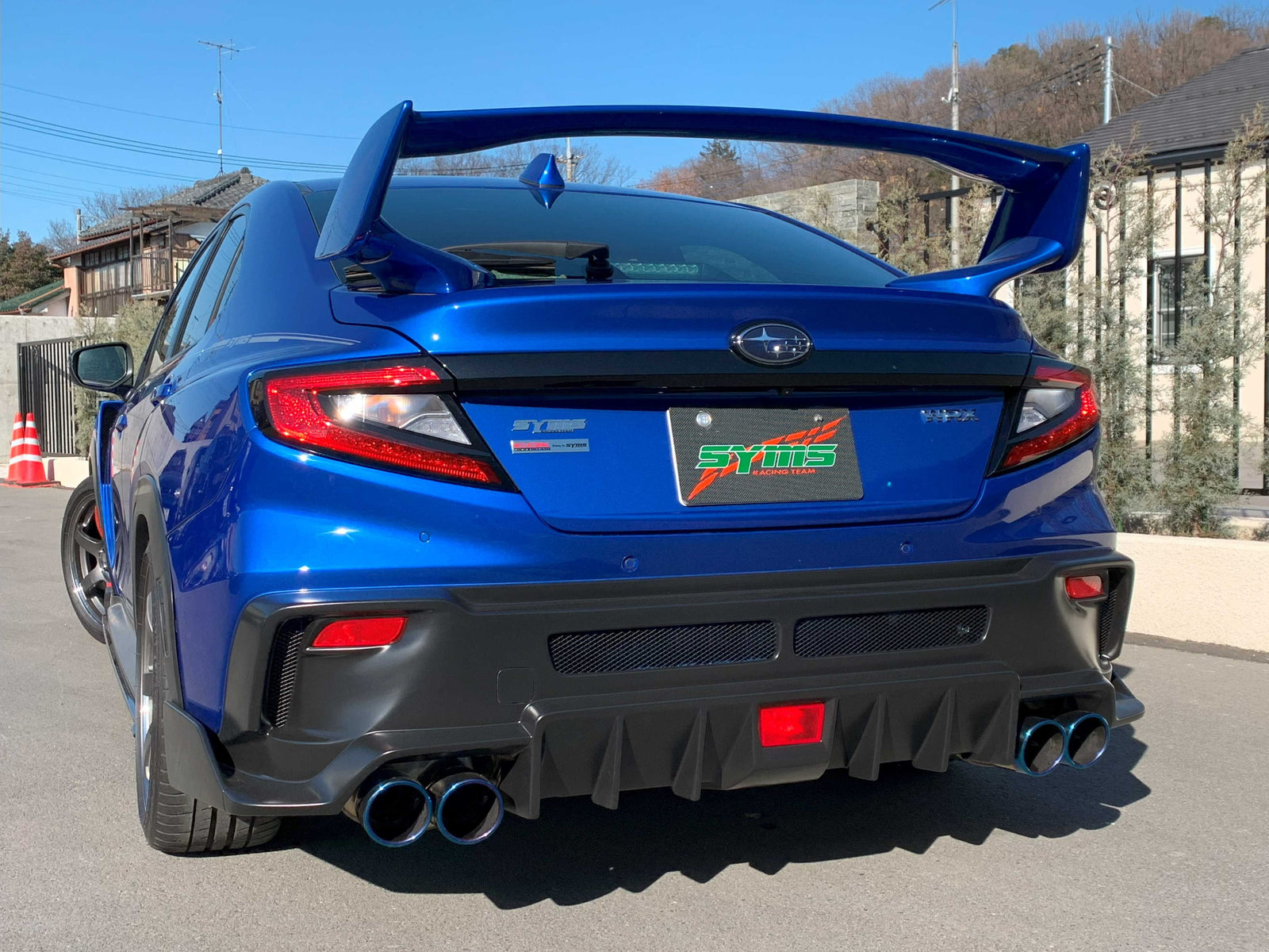 SYMS AERO SYSTEM REAR BUMPER FOR SUBARU WRX S4 VBH Y3000VB002