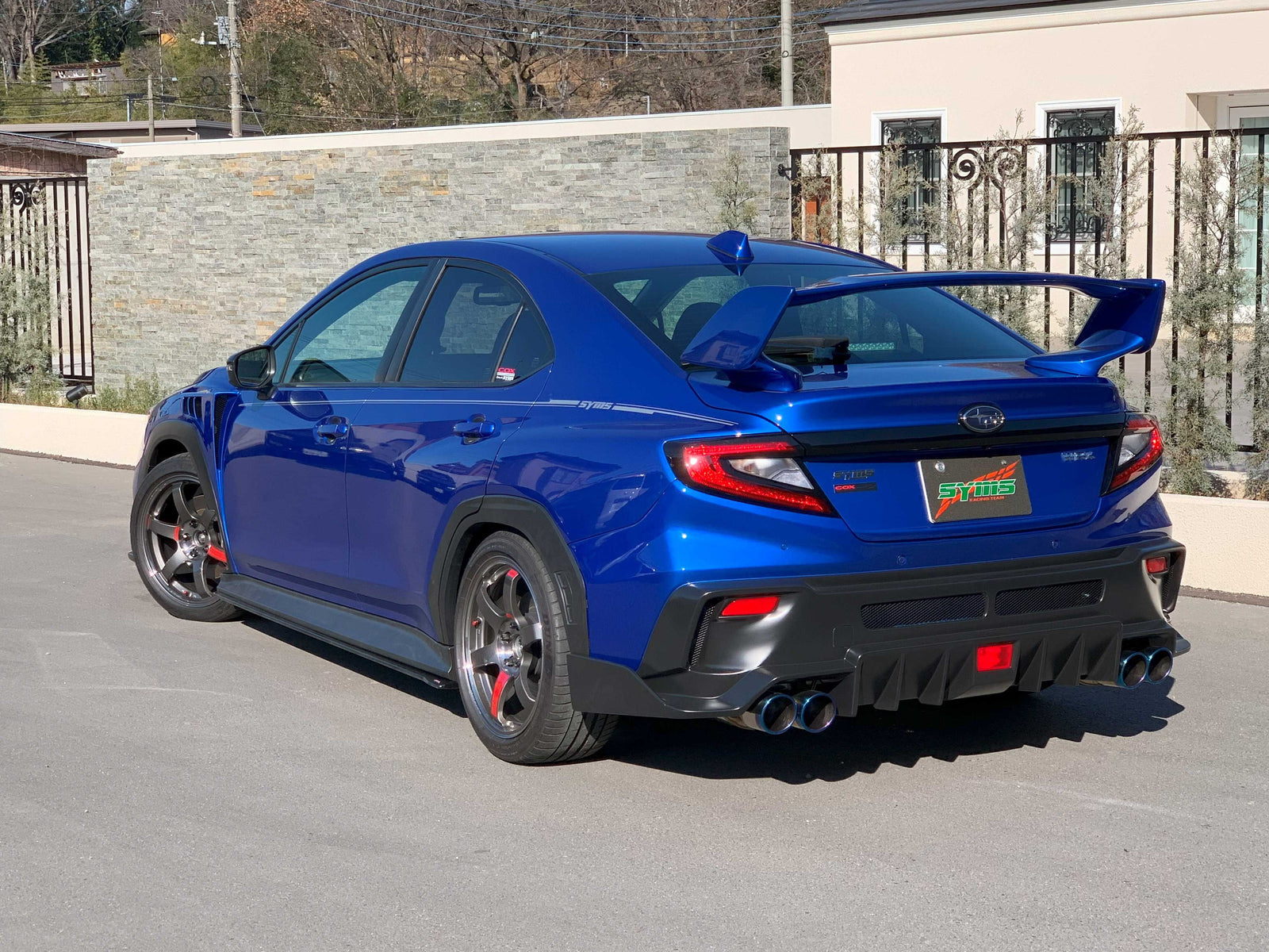 SYMS AERO SYSTEM REAR BUMPER FOR SUBARU WRX S4 VBH Y3000VB002