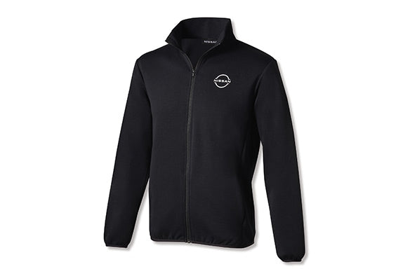 NISSAN DRY SWEAT ZIP JACKET BLACK S KWA0300R11 - Black Hawk Japan