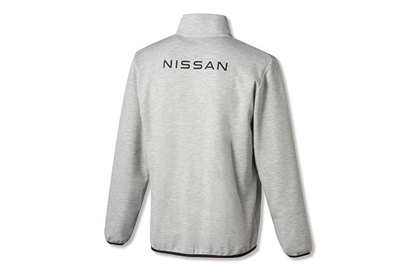 NISSAN DRY SWEAT ZIP JACKET GREY 3L KWA0300R29