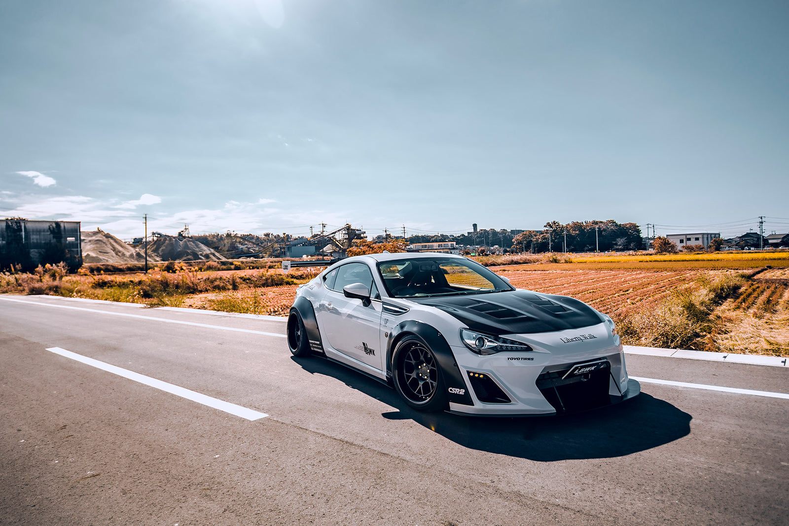 LIBERTY WALK LB★NATION BUMPER TYPE VER.2 COMPLETE BODY KIT FRP FOR TOYOTA GR86 SUBARU BRZ LIBERTY-WALK-00019