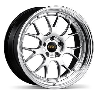 BBS LM-R LM357 20X10.0 +12 5X112.0 <DISC> DIAMOND SILVER <RIM> BLACK BRIGHT DIAMOND CUT (DS-BKBD) FOR  LM357-DS-BKBD