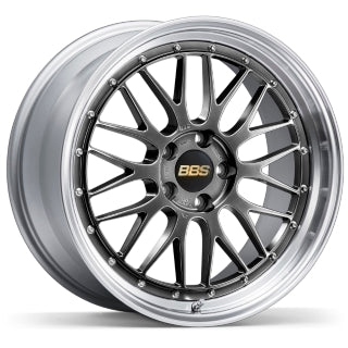 BBS LM272 19x10 +25 5x120 DB-SLD-DIAMOND BLACK-SILVER DIAMOND CUT BBS-00004