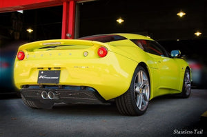 KREISSIEG CAT-BACK F1 SOUND VALVETRONIC EXHAUST SYSTEM STAINLESS STEEL FLOATING CURL TAIL SANDBLASTED KSG LOGO MARK IPS 6 SPEED AUTOMATIC FOR LOTUS EVORA LTEV-01-STAINLESS-IPS-6AT