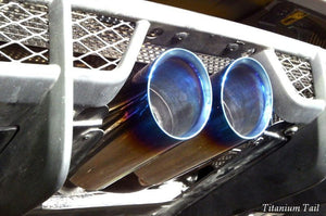 KREISSIEG CAT-BACK F1 SOUND VALVETRONIC EXHAUST SYSTEM TITANIUM FLOATING CURL TAIL SANDBLASTED KSG LOGO MARK 6 SPEED MANUAL FOR LOTUS EXIGE S V6 SUPERCHARGER LTEXS-01-TITANIUM-6MT